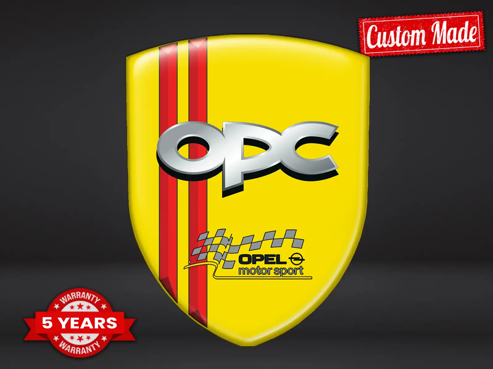 OPC Domed Decals Sticker Car Durable Limited Style